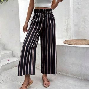 Striped PaperBag Pants